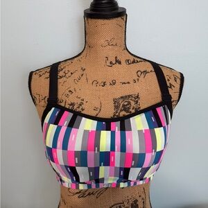 Victoria's Secret Sport Multicolor Sports Bra Size 36C High Impact Support